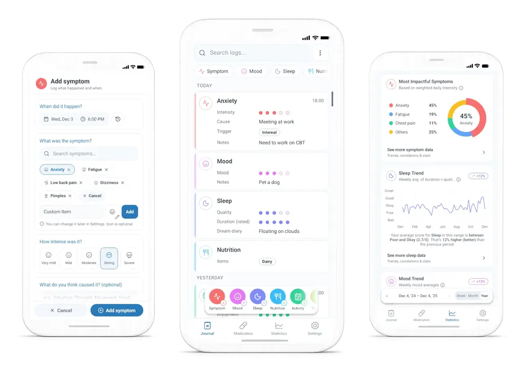 SympLog App Overview